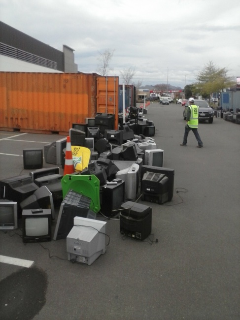 Over two thousand unwanted TVs were dropped off on the first weekend of TV Takeback in Hastings.